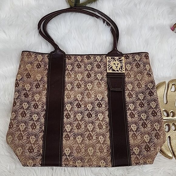 Anne Klein Roomy Double Strap Tote Shoulder Bag - Picture 1 of 12